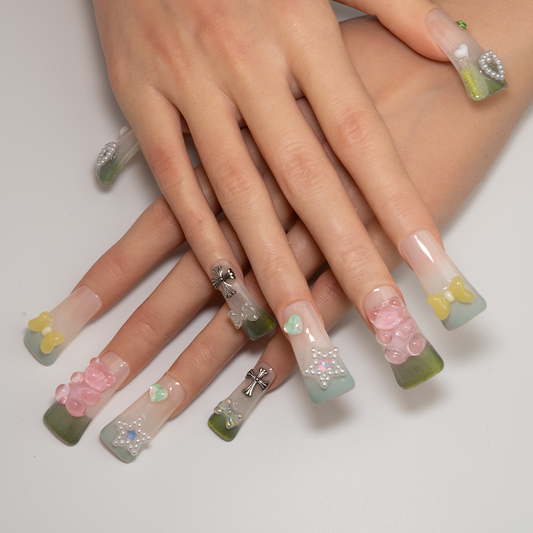 Gummy Bear Picnic Press-On Nails