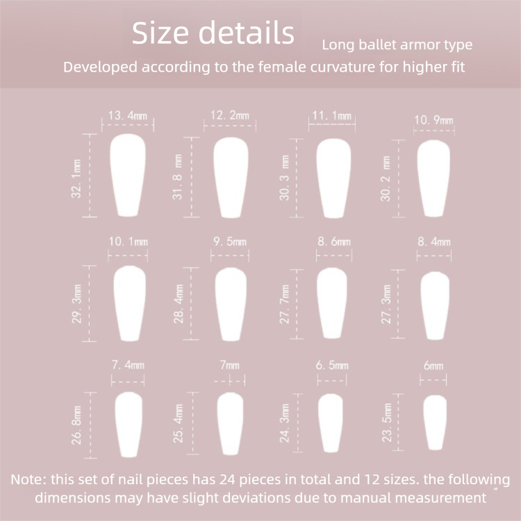 Nude Ombre Press-On Nails | Sheer Jelly Long Ballerina