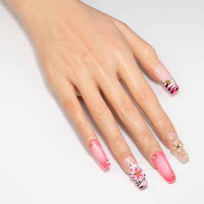 Y2K Trapezoid Press-On Nails