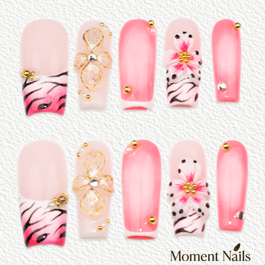 Y2K Trapezoid Press-On Nails