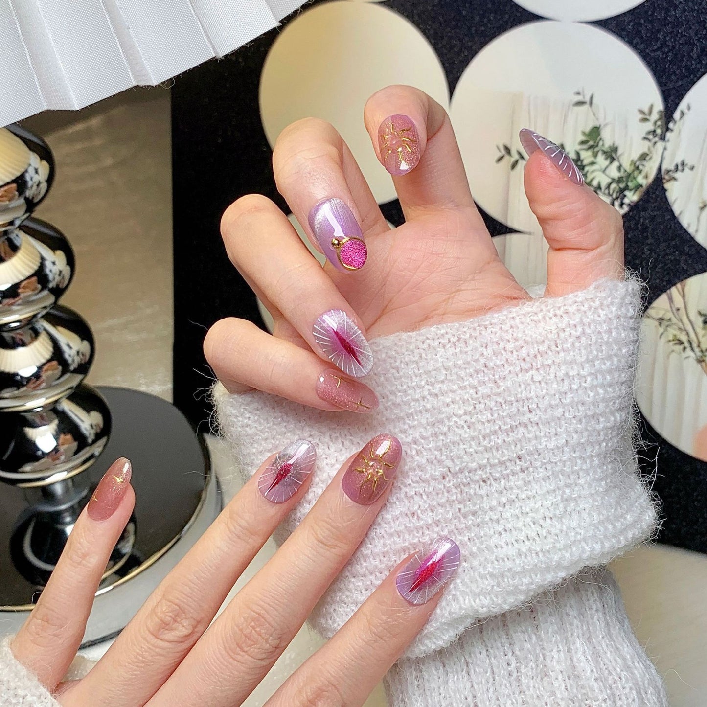 Pastel Dream Short Square Press-On Nails