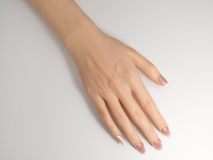 French Cat Eye Press-On Nails | Handmade White Tip