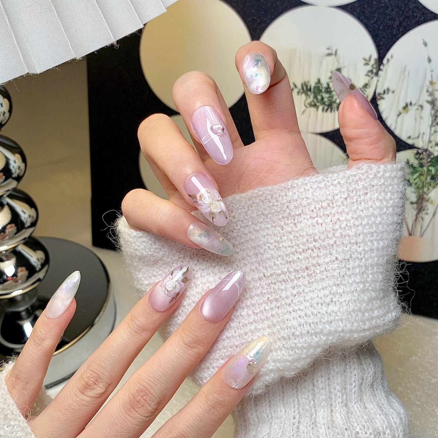 Light Pink Fairy Gentle Press-On Nails