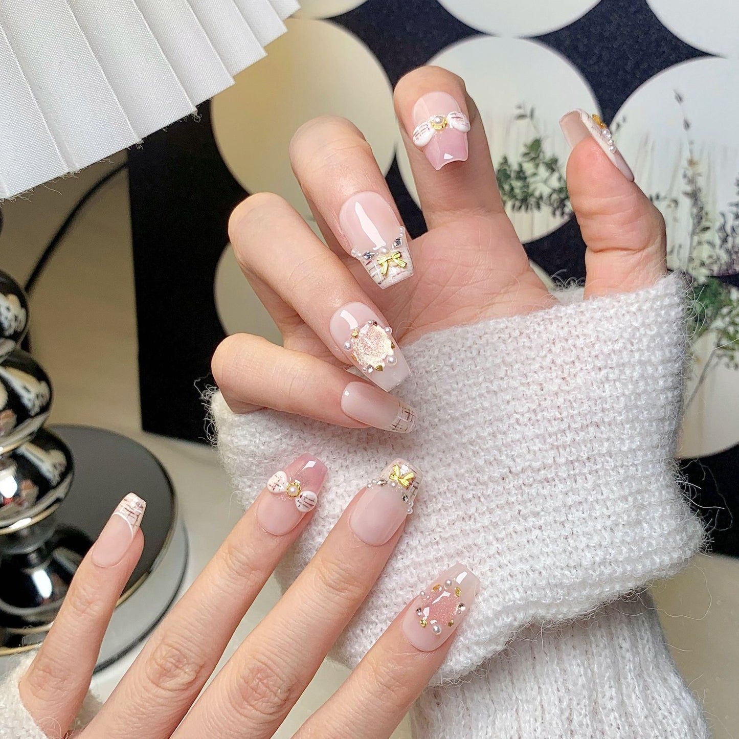 Light Pink Sweet Cute Press-On Nails