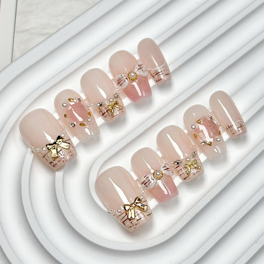 Light Pink Sweet Cute Press-On Nails