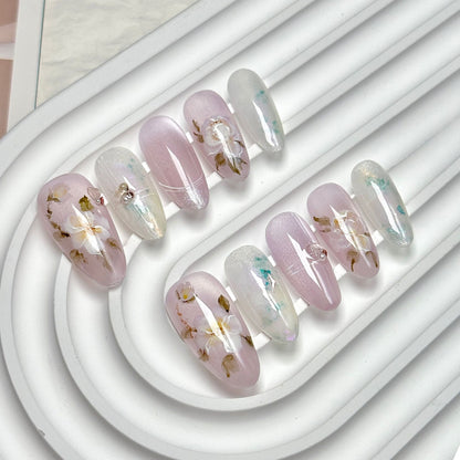 Light Pink Fairy Gentle Press-On Nails