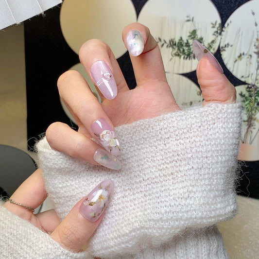 Light Pink Fairy Gentle Press-On Nails