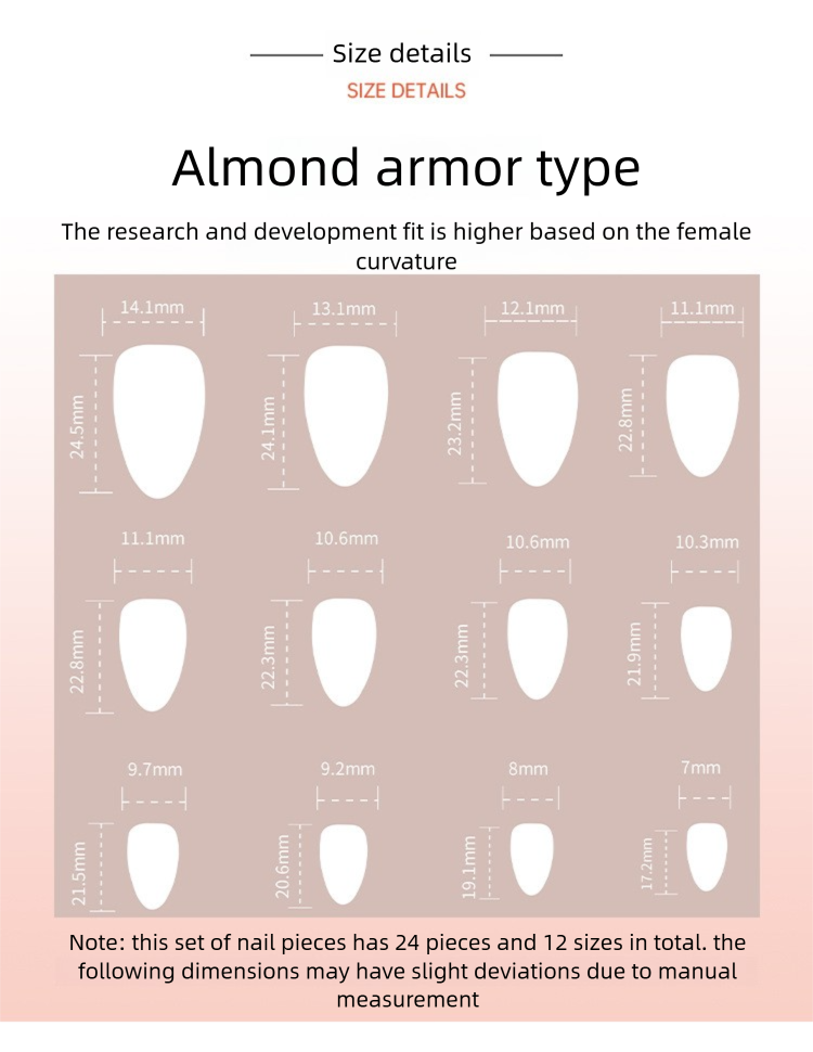 Strawberry Pearl Press-On Nails | Bow & Lace Medium Almond