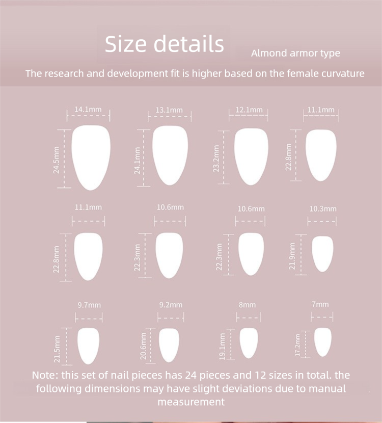 Sunset Glow Press-On Nails | Multi-Color Ombre Glossy Almond