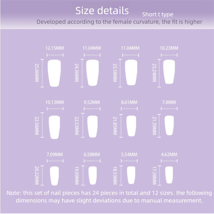 Croc French Tip Press-On Nails | Blue & Nude Mix Coffin