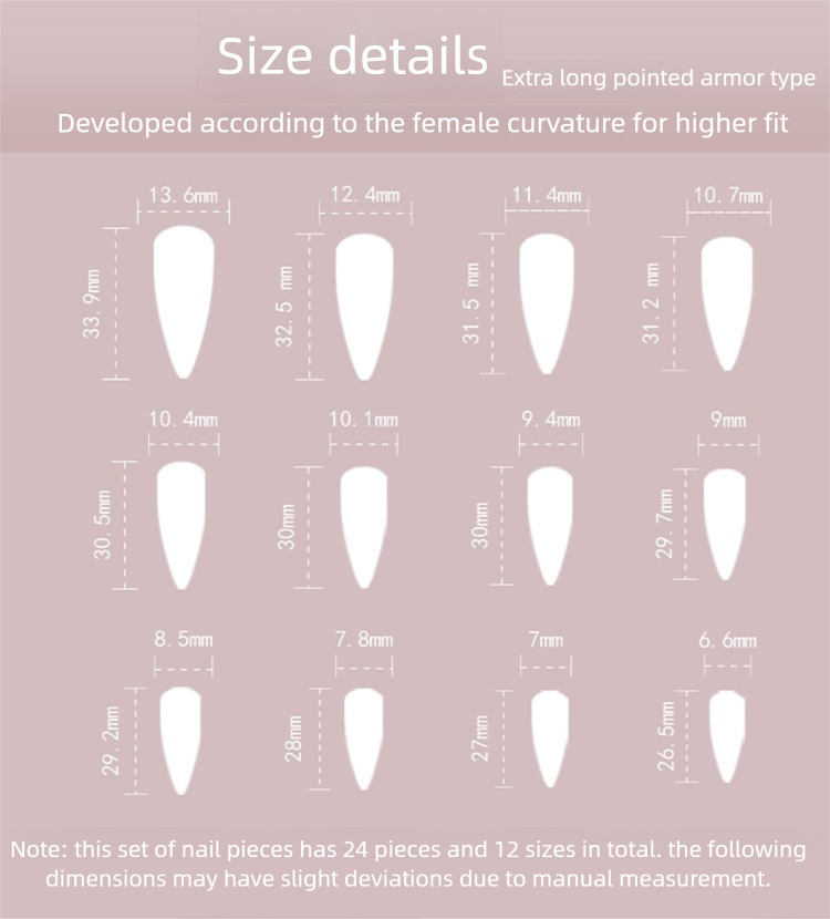 Liquid Wings Press-On Nails | 3D Chrome Blue White French Stiletto