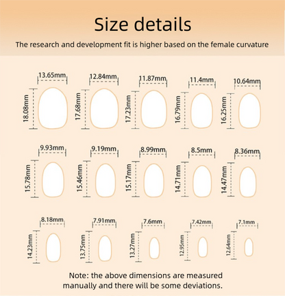 Mocha Leopard Press-On Nails | Silver Glitter Mix | Short Oval