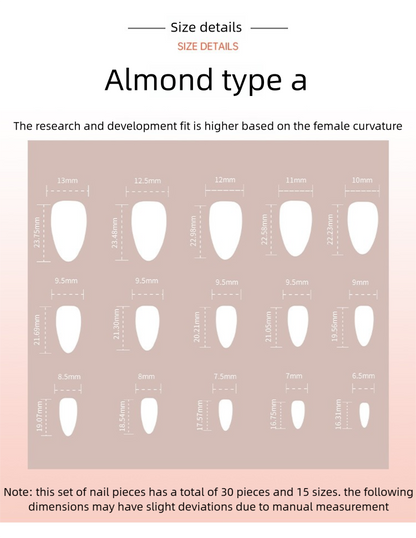 Moonlight Ombré Press-On Nails | Nude Pink Cat Eye | Almond