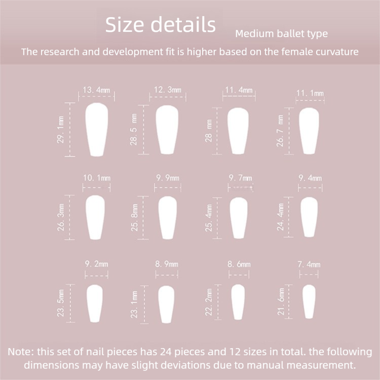 Blue Vine & Gold Foil  Press-On Nails| Elegant Ballerina