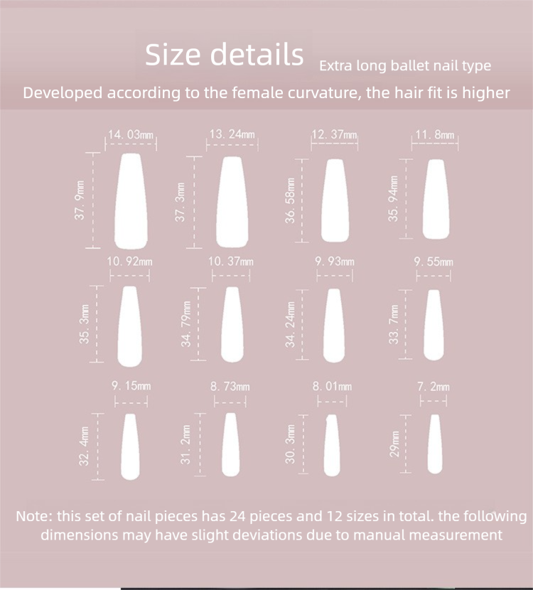 Matte Solid Color Press-On Nails | Teal Green Ballerina