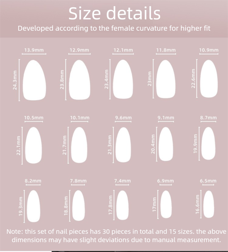 Mirror Lake Press-On Nails | Icy Grey Pearl Simple Almond