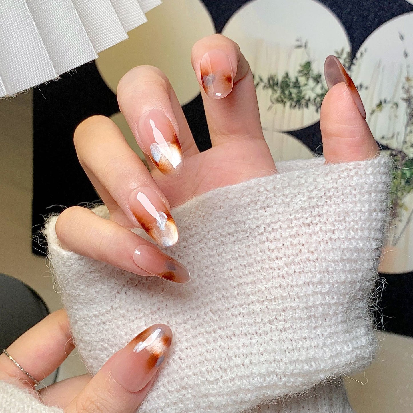 Peach Gradient Press-On Nails